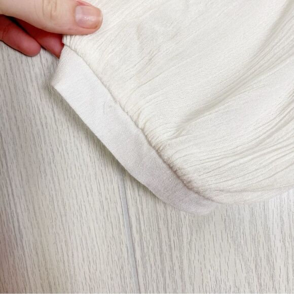 Umgee | Ruffled Floral Embroidered Peasant Dress Size Small - Picture 9 of 13